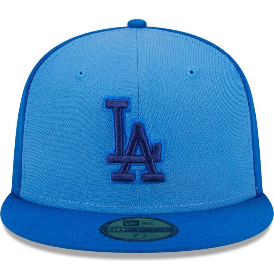 Los Angeles Dodgers Caps * | Men'S Los Angeles Dodgers New Era Royal Tri-Tone 59Fifty Fitted Hat