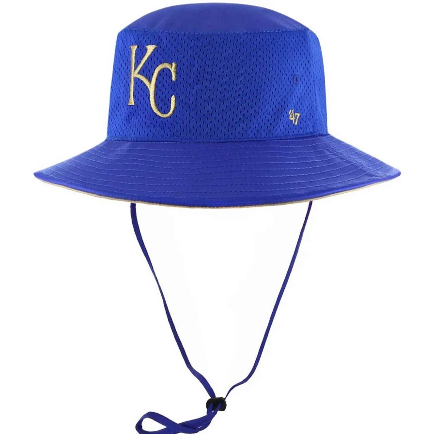 Kansas City Royals Caps * | Men'S Kansas City Royals '47 Royal Panama Pail Bucket Hat