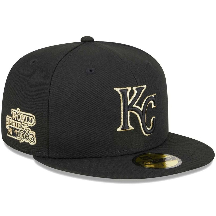 Kansas City Royals Caps * | Men'S Kansas City Royals New Era Black 2023 59Fifty Day Fitted Hat