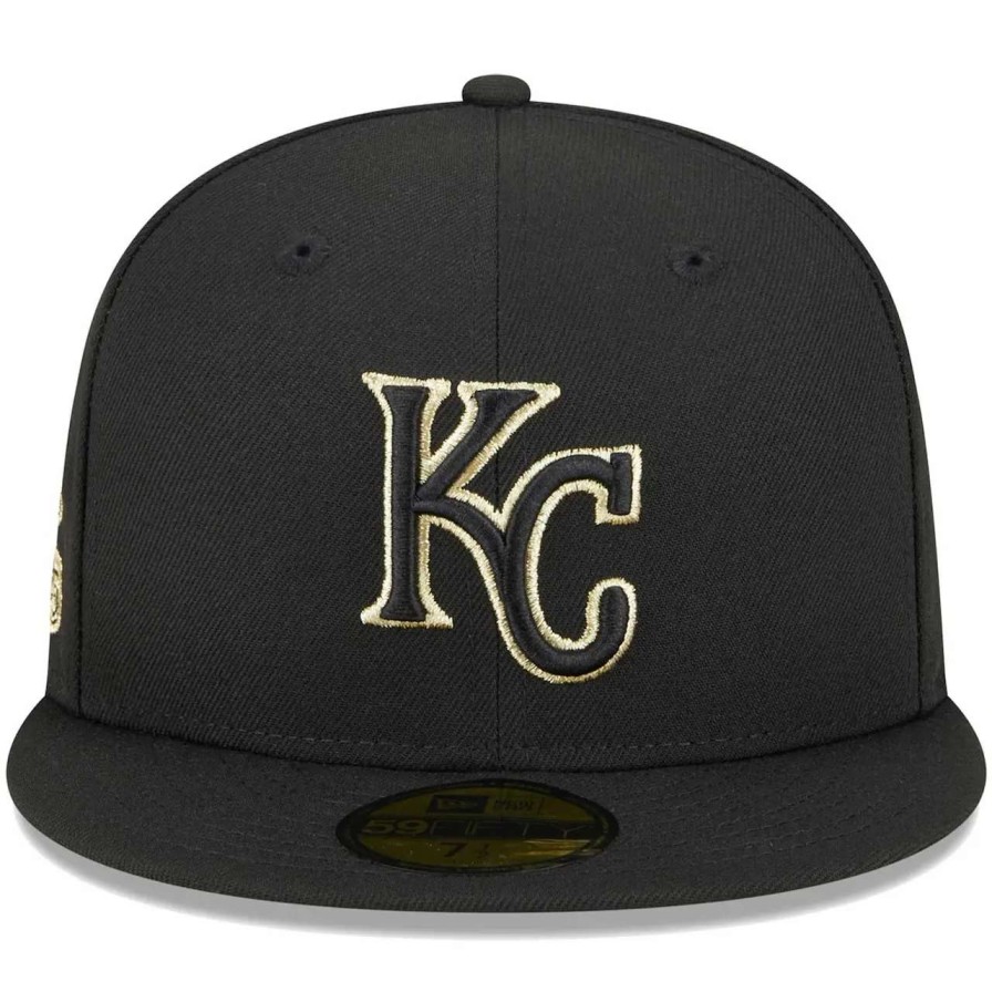 Kansas City Royals Caps * | Men'S Kansas City Royals New Era Black 2023 59Fifty Day Fitted Hat