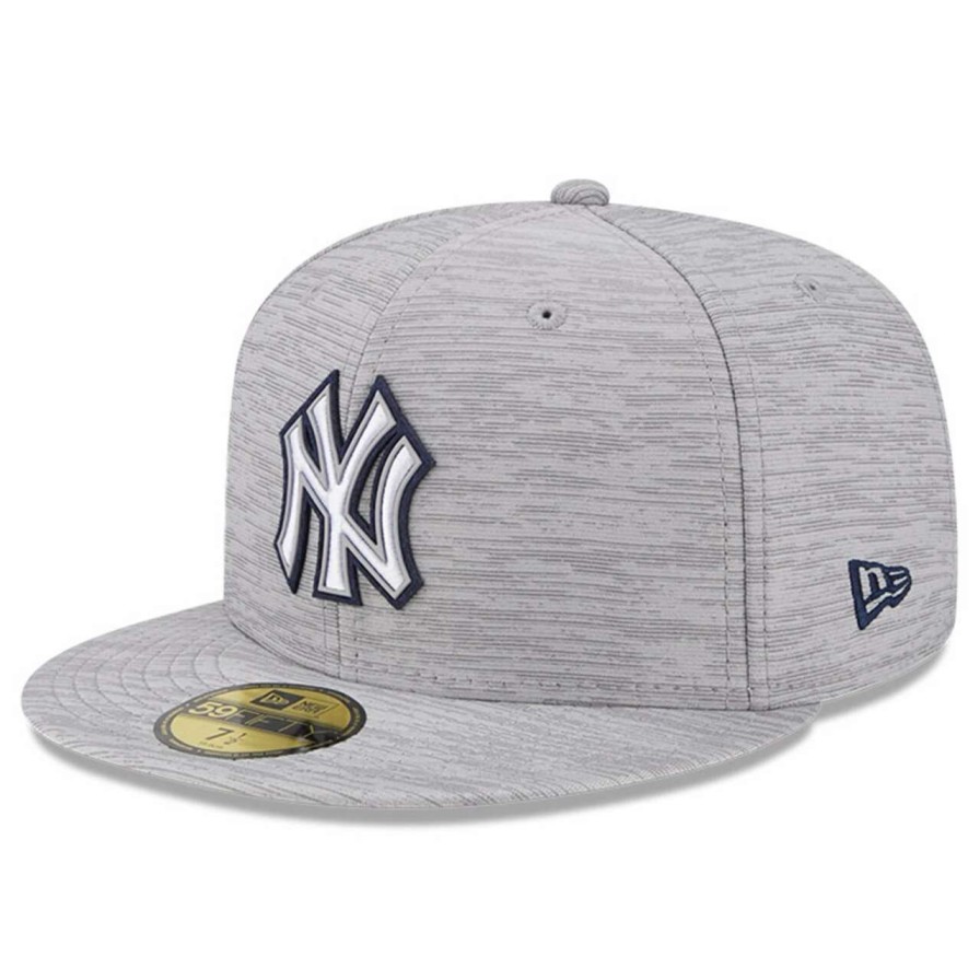 New York Yankees Caps * | Men'S New York Yankees New Era Gray 2023 Clubhouse 59Fifty Fitted Hat