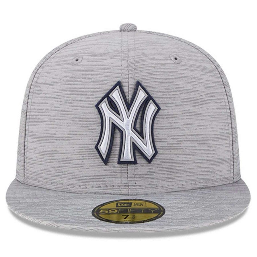 New York Yankees Caps * | Men'S New York Yankees New Era Gray 2023 Clubhouse 59Fifty Fitted Hat