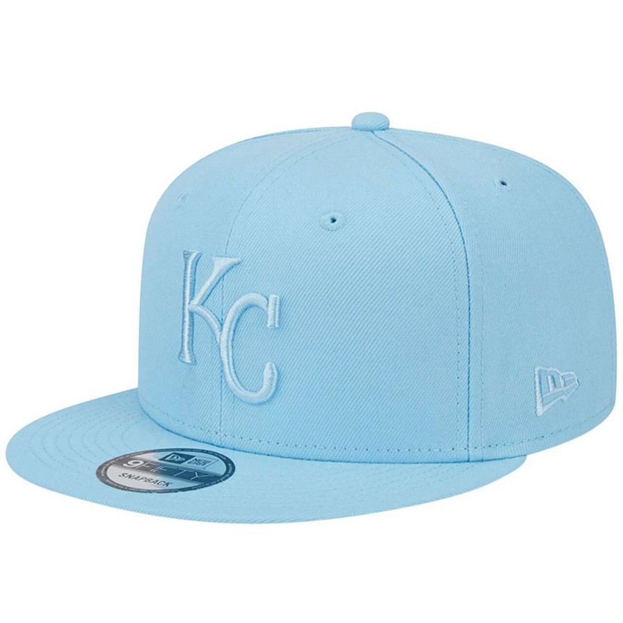 Kansas City Royals Caps * | Men'S Kansas City Royals New Era Light Blue Spring Color Basic 9Fifty Snapback Hat