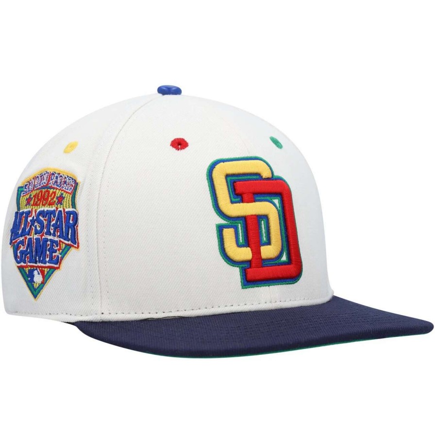 San Diego Padres Caps * | Men'S San Diego Padres Pro Standard White Cooperstown Collection World Baseball Classic Snapback Hat