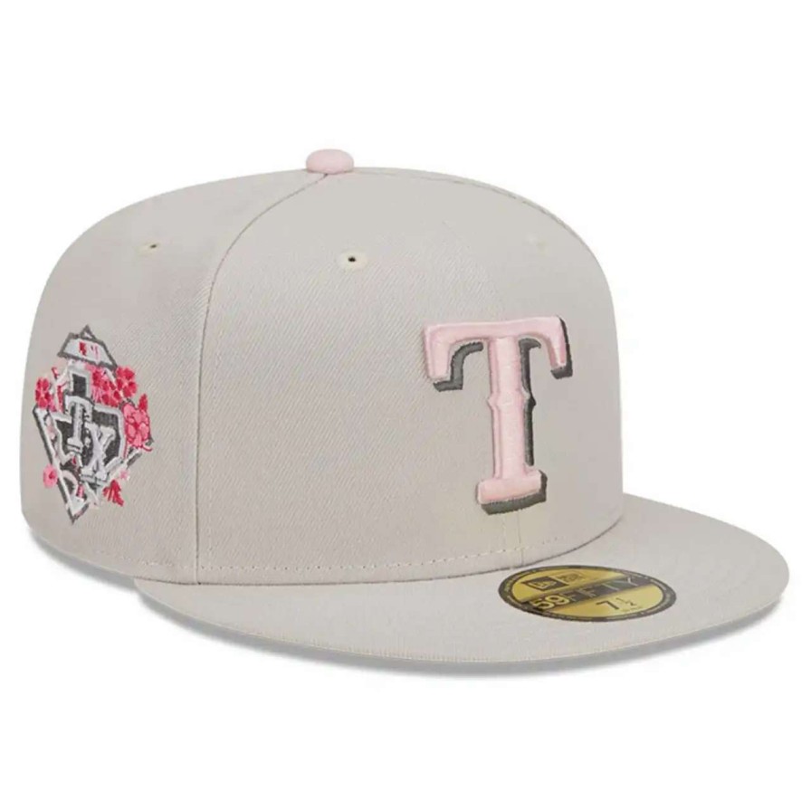 Texas Rangers Caps * | Men'S Texas Rangers New Era Khaki 2023 Mother'S Day On-Field 59Fifty Fitted Hat