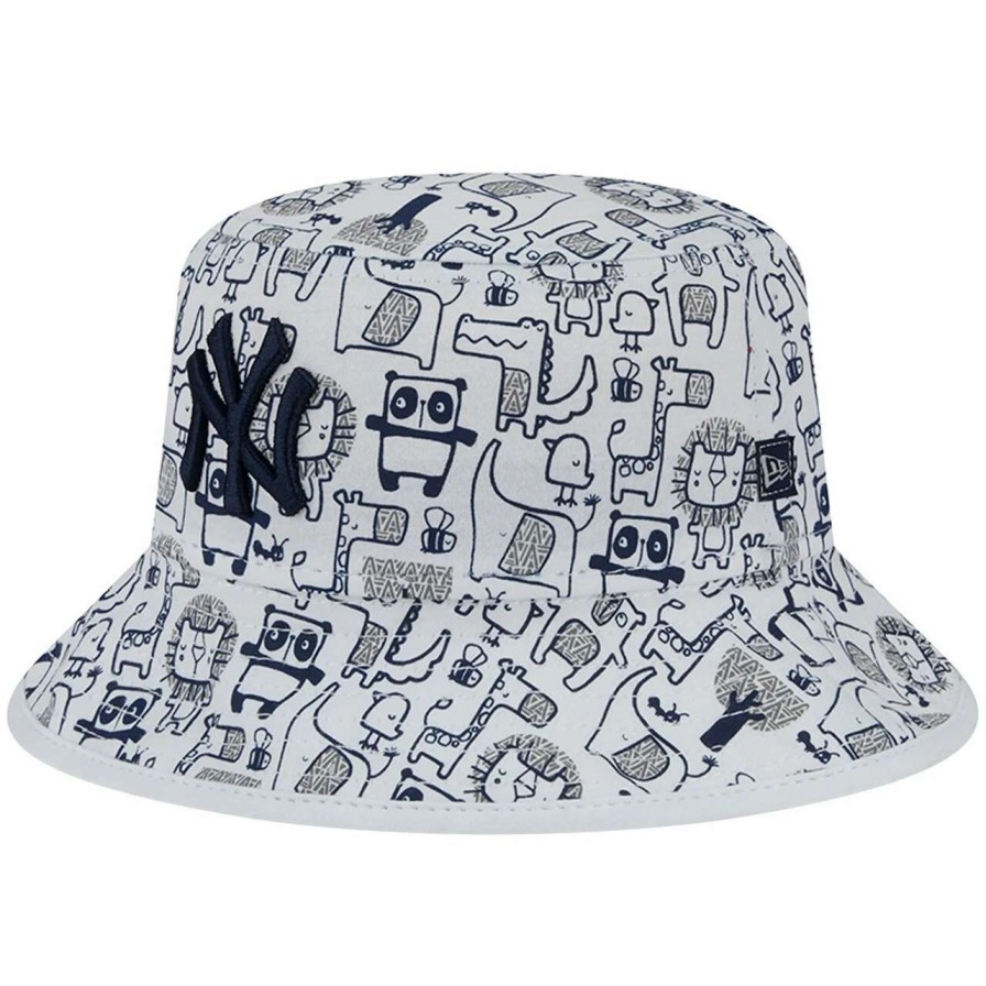 New York Yankees Caps * | Toddler New York Yankees New Era Zoo Bucket Hat