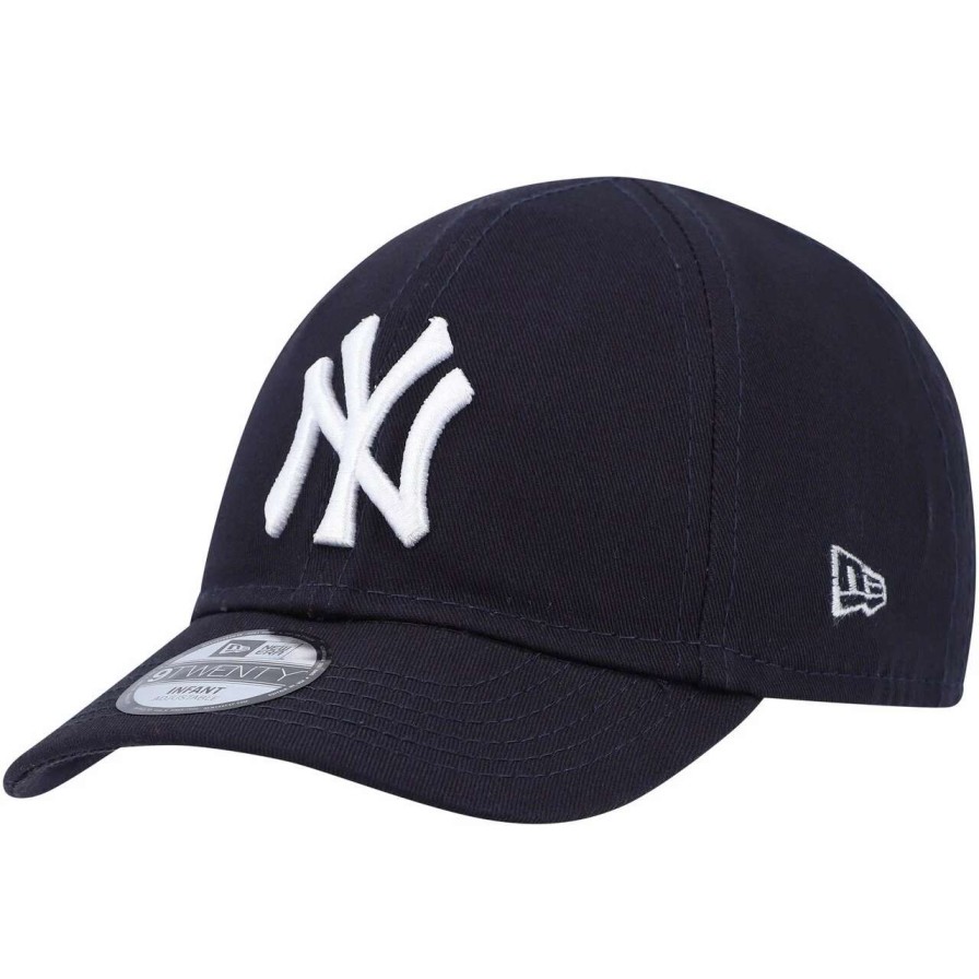 New York Yankees Caps * | Newborn & Infant New York Yankees New Era Navy My First 9Twenty Stretch Fit Hat