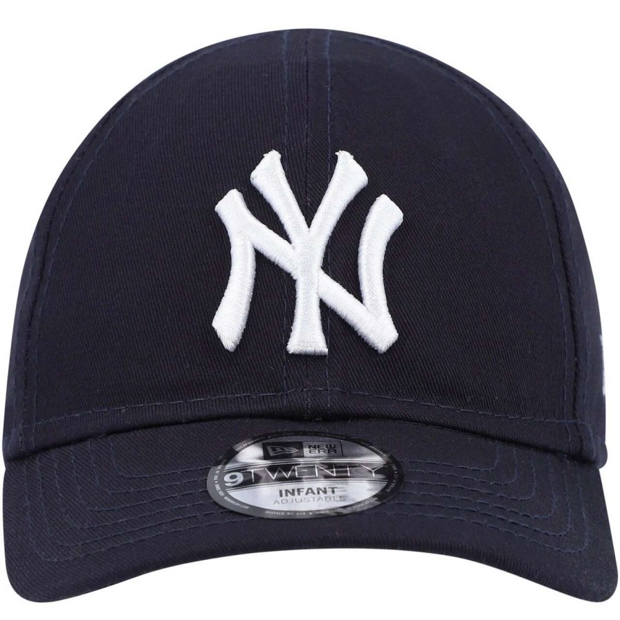 New York Yankees Caps * | Newborn & Infant New York Yankees New Era Navy My First 9Twenty Stretch Fit Hat