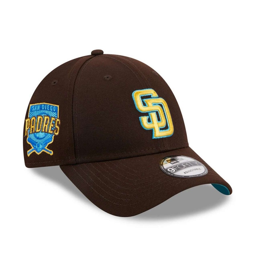 San Diego Padres Caps * | Men'S San Diego Padres New Era Brown 2023 Mlb Father'S Day 9Forty Adjustable Hat