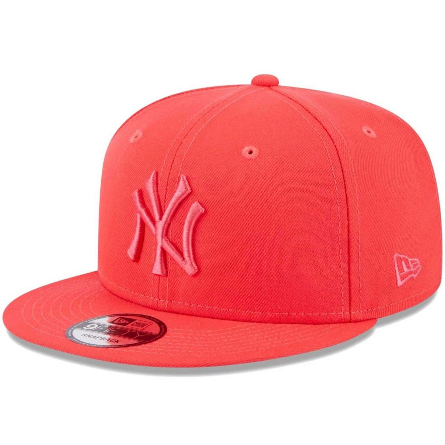 New York Yankees Caps * | Men'S New York Yankees New Era Red Spring Color Basic 9Fifty Snapback Hat