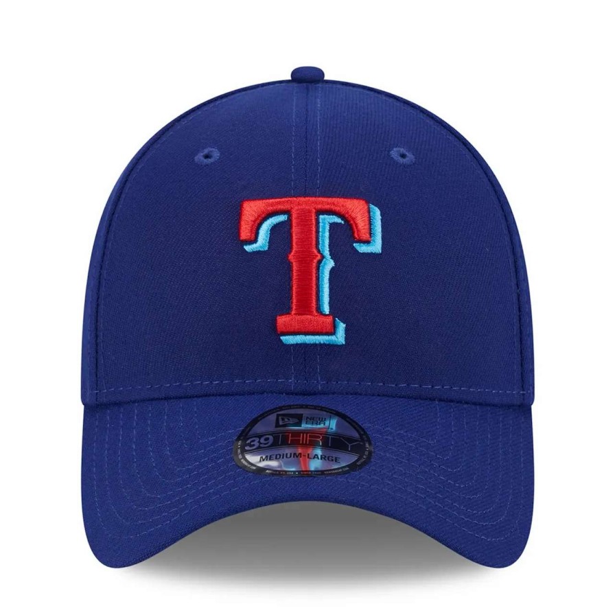 Texas Rangers Caps * | Men'S Texas Rangers New Era Royal 2023 Mlb Father'S Day 39Thirty Flex Hat