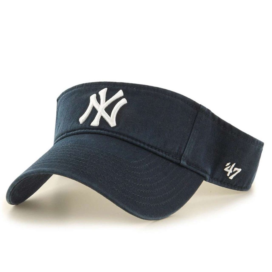 New York Yankees Caps * | Men'S New York Yankees '47 Navy Clean Up Adjustable Visor