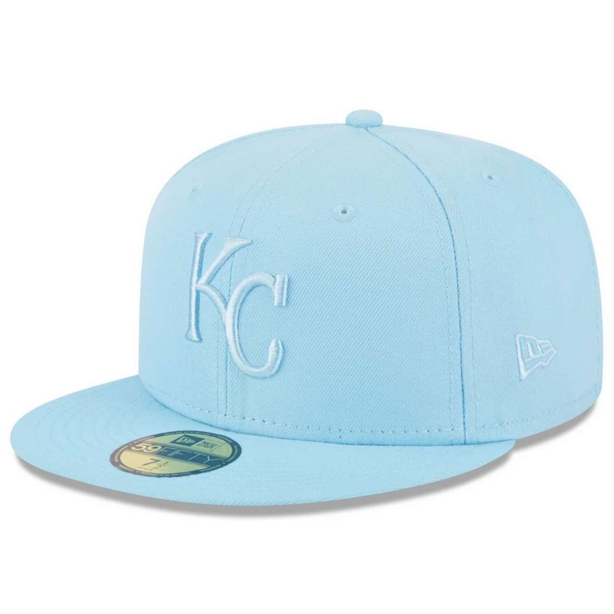 Kansas City Royals Caps * | Men'S Kansas City Royals New Era Light Blue 2023 Spring Color Basic 59Fifty Fitted Hat