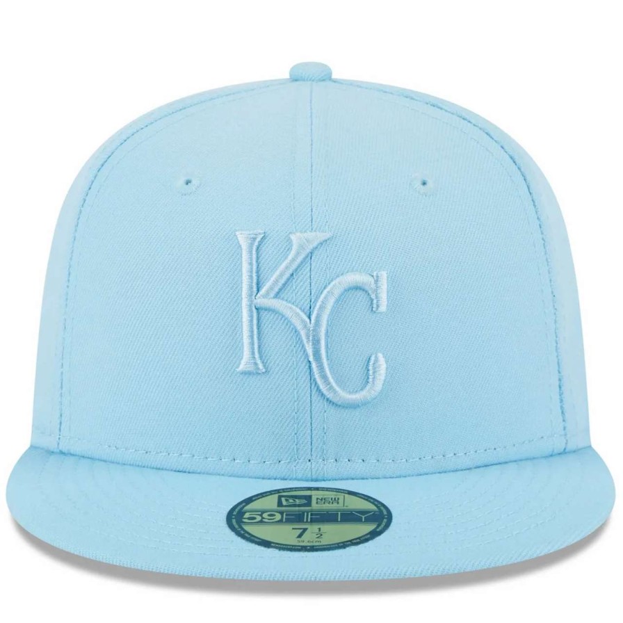 Kansas City Royals Caps * | Men'S Kansas City Royals New Era Light Blue 2023 Spring Color Basic 59Fifty Fitted Hat