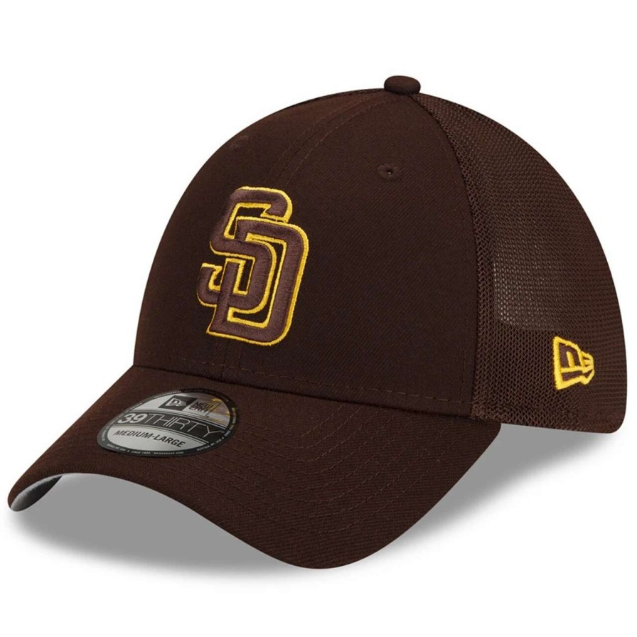 San Diego Padres Caps * | Men'S San Diego Padres New Era Brown 2023 Batting Practice 39Thirty Flex Hat