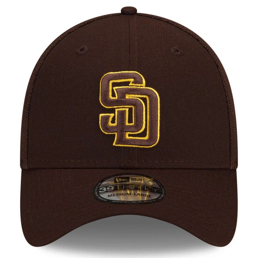 San Diego Padres Caps * | Men'S San Diego Padres New Era Brown 2023 Batting Practice 39Thirty Flex Hat