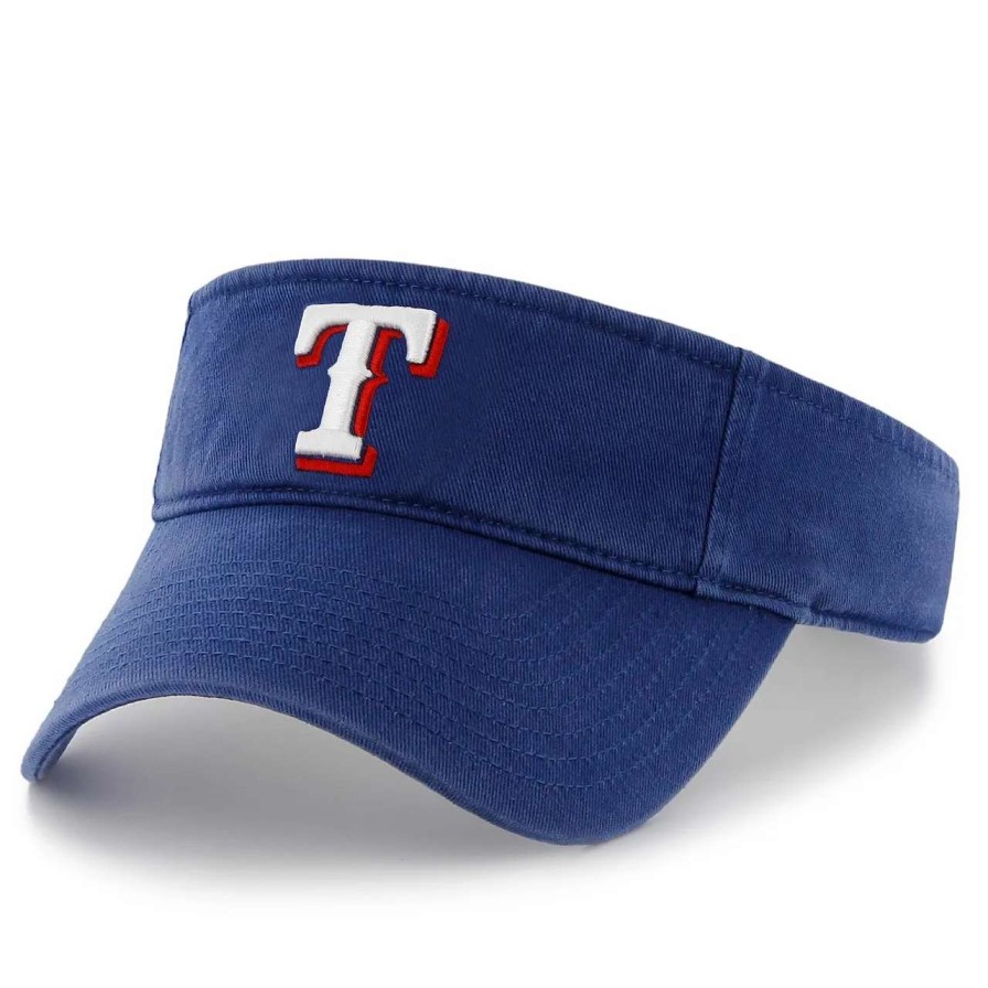 Texas Rangers Caps * | Men'S Texas Rangers '47 Royal Clean Up Adjustable Visor