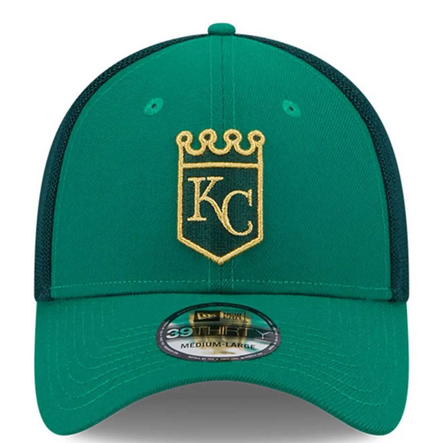 Kansas City Royals Caps * | Men'S Kansas City Royals New Era Kelly Green 2023 St. Patrick'S Day 39Thirty Flex Hat