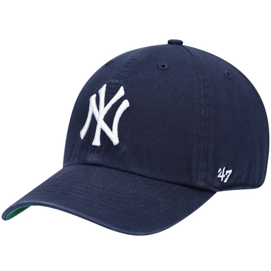 New York Yankees Caps * | Men'S New York Yankees '47 Navy Team Franchise Fitted Hat