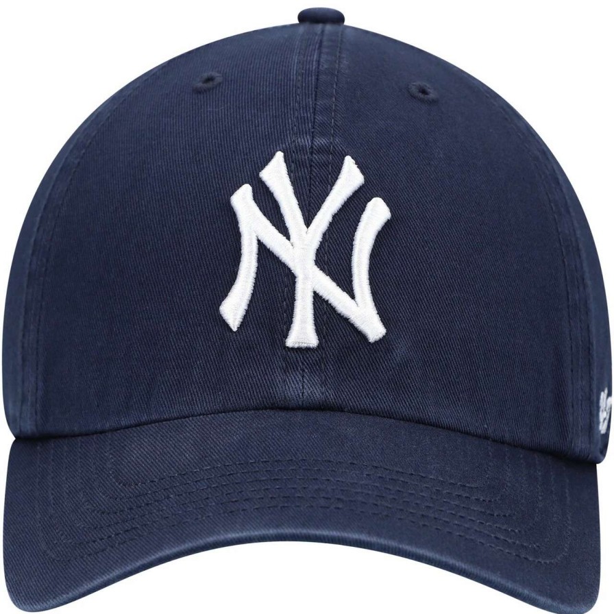 New York Yankees Caps * | Men'S New York Yankees '47 Navy Team Franchise Fitted Hat