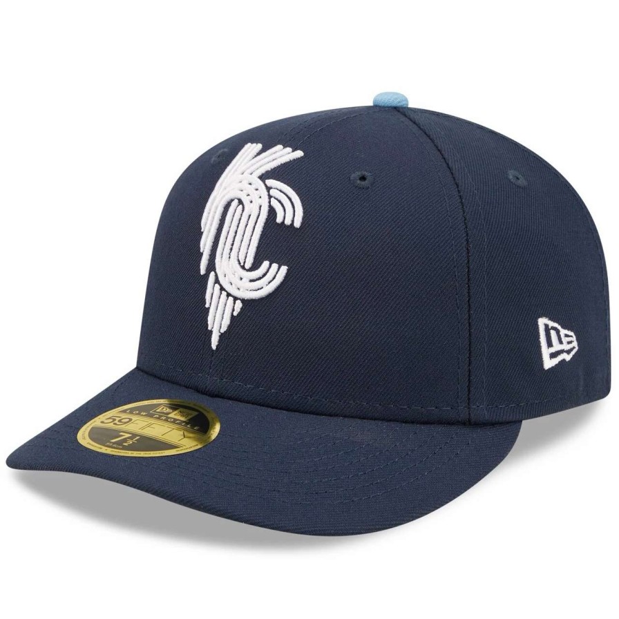 Kansas City Royals Caps * | Men'S Kansas City Royals New Era Navy 2022 City Connect Low Profile 59Fifty Fitted Hat