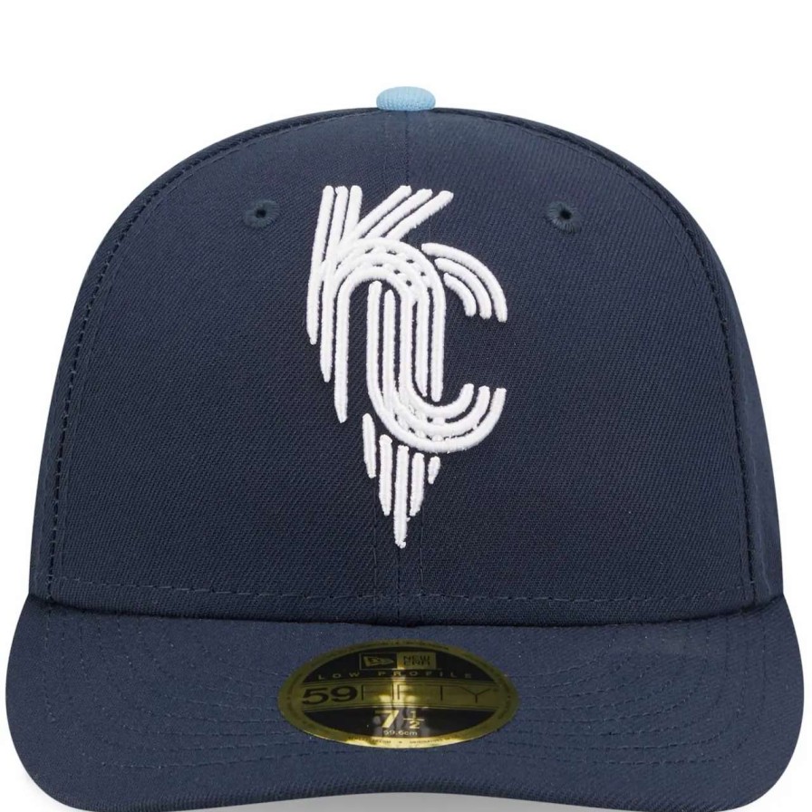 Kansas City Royals Caps * | Men'S Kansas City Royals New Era Navy 2022 City Connect Low Profile 59Fifty Fitted Hat