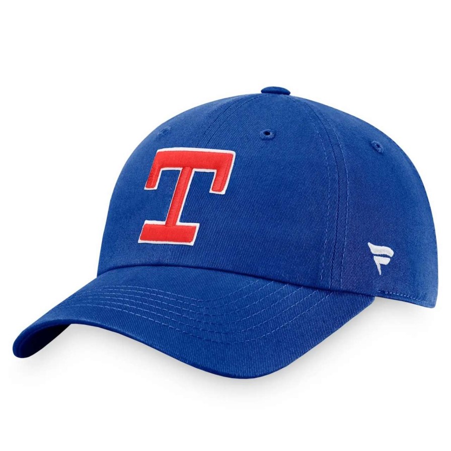 Texas Rangers Caps * | Men'S Texas Rangers Fanatics Branded Royal Cooperstown Collection Core Adjustable Hat