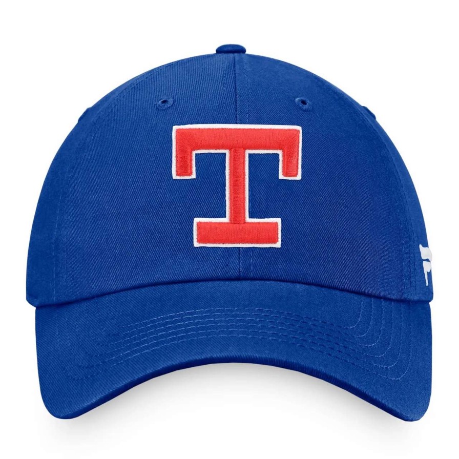 Texas Rangers Caps * | Men'S Texas Rangers Fanatics Branded Royal Cooperstown Collection Core Adjustable Hat