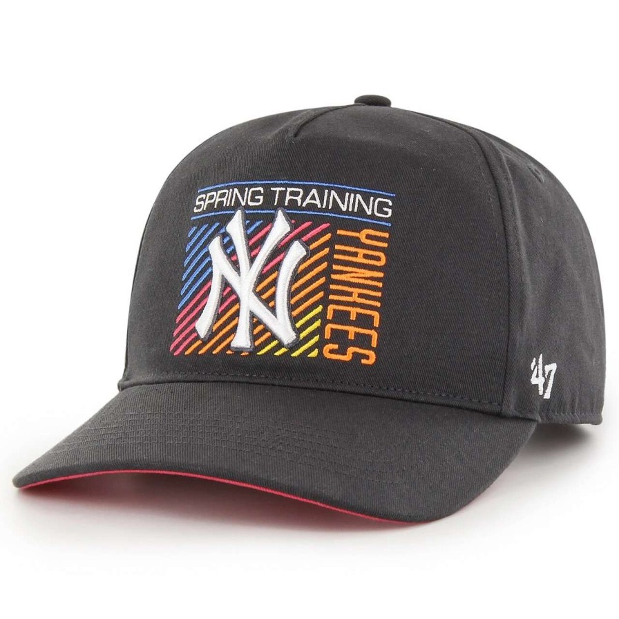 New York Yankees Caps * | Men'S New York Yankees '47 Charcoal 2023 Spring Training Reflex Hitch Snapback Hat