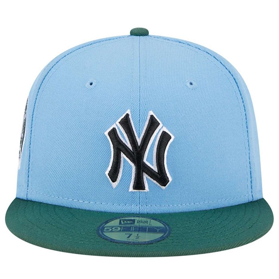 New York Yankees Caps * | Men'S New York Yankees New Era Sky Blue/Cilantro 2000 Subway Series 59Fifty Fitted Hat