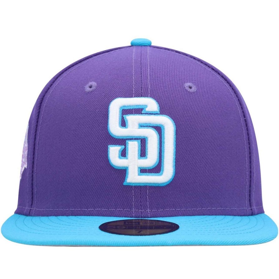 San Diego Padres Caps * | Men'S San Diego Padres New Era Purple Vice 59Fifty Fitted Hat