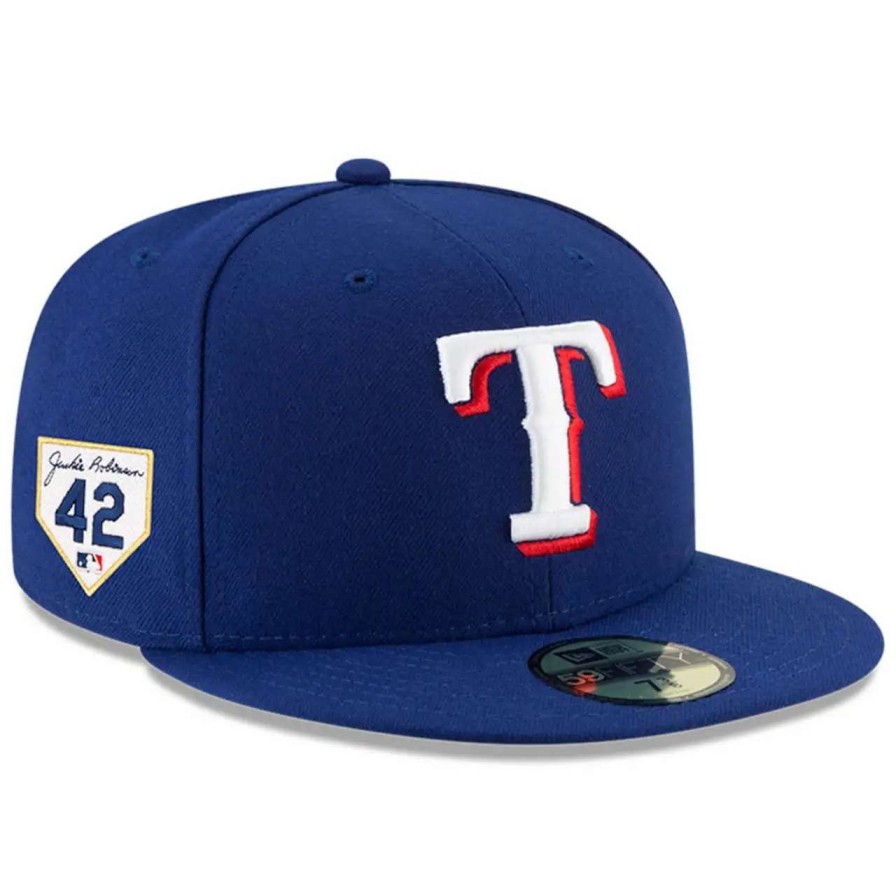 Texas Rangers Caps * | Men'S Texas Rangers New Era Royal 2023 Jackie Robinson Day 59Fifty Fitted Hat