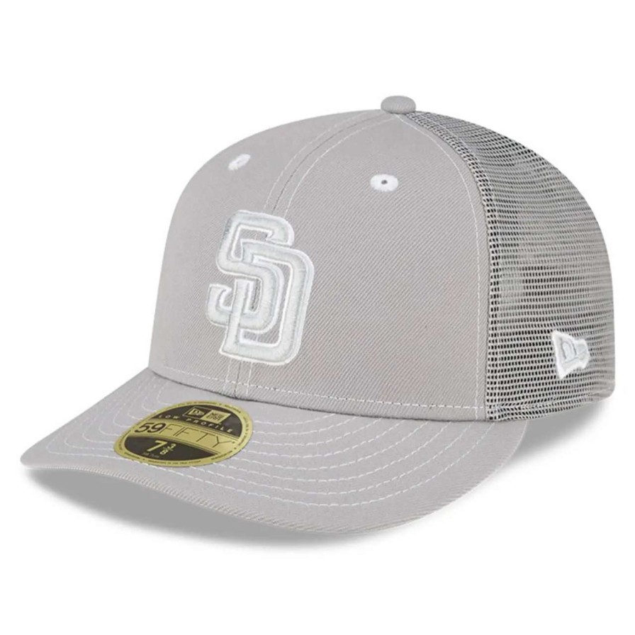 San Diego Padres Caps * | Men'S San Diego Padres New Era Gray 2023 On-Field Batting Practice Low Profile 59Fifty Fitted Hat