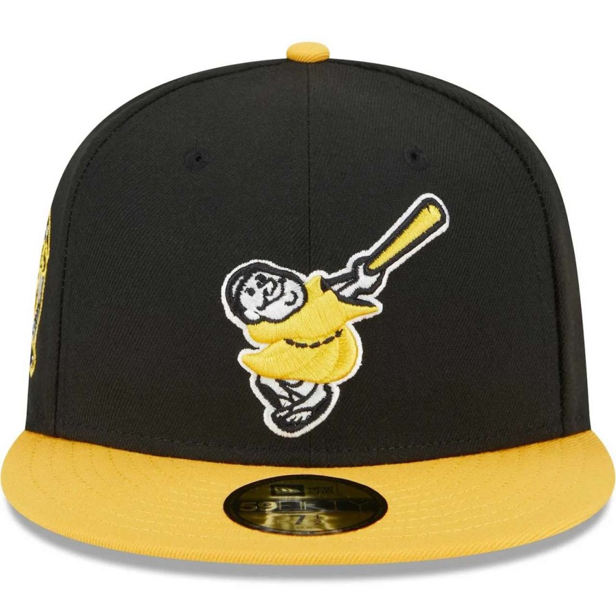 San Diego Padres Caps * | Men'S San Diego Padres New Era Black/Gold 59Fifty Fitted Hat