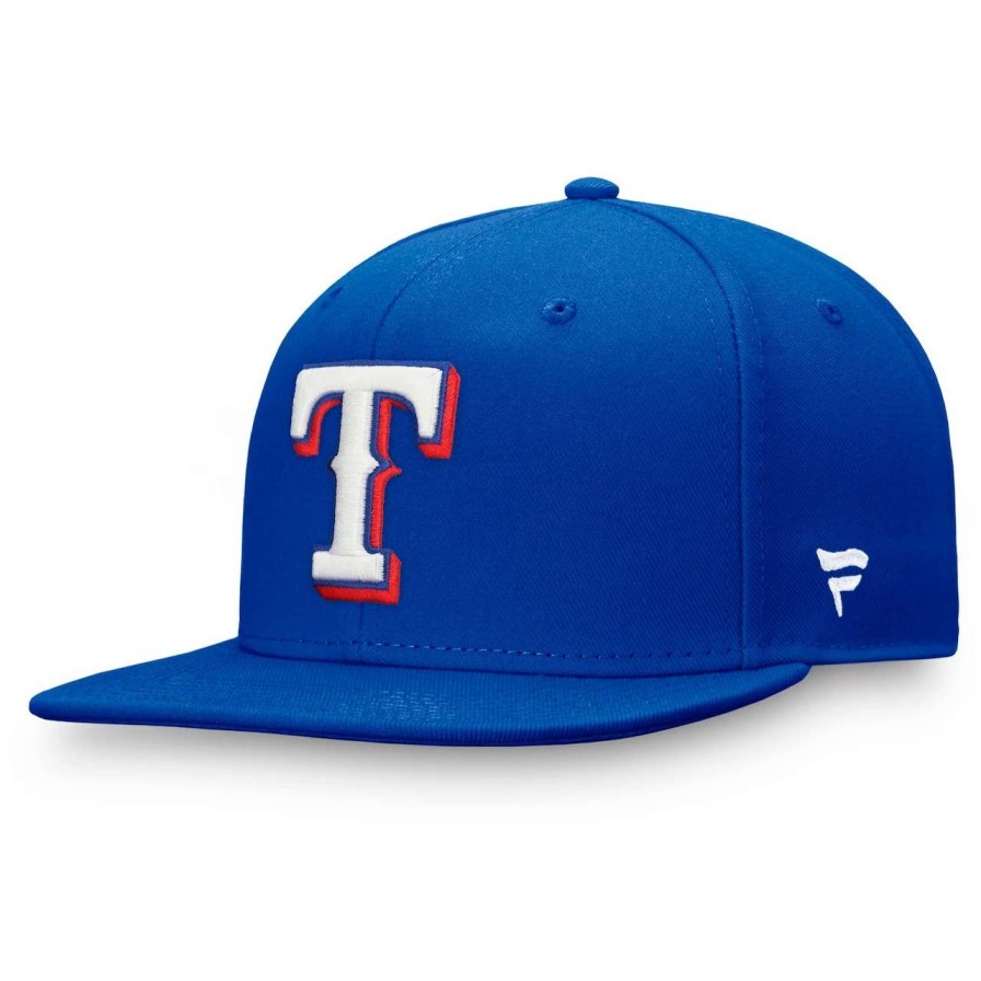 Texas Rangers Caps * | Men'S Texas Rangers Fanatics Branded Royal Core Adjustable Snapback Hat