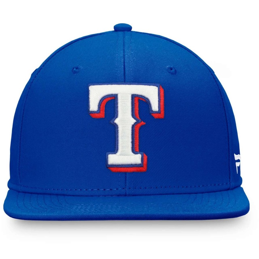 Texas Rangers Caps * | Men'S Texas Rangers Fanatics Branded Royal Core Adjustable Snapback Hat