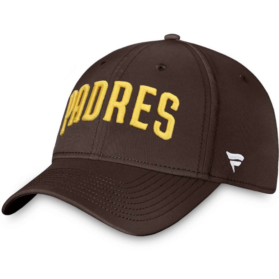 San Diego Padres Caps * | Men'S San Diego Padres Fanatics Branded Brown Core Flex Hat