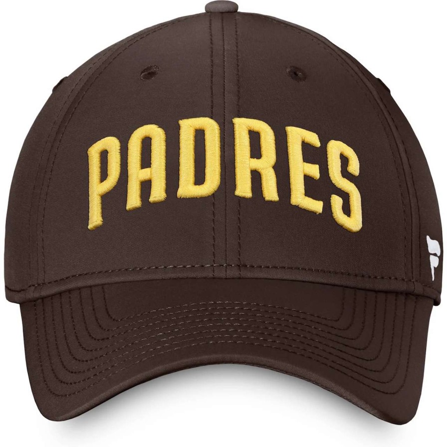 San Diego Padres Caps * | Men'S San Diego Padres Fanatics Branded Brown Core Flex Hat