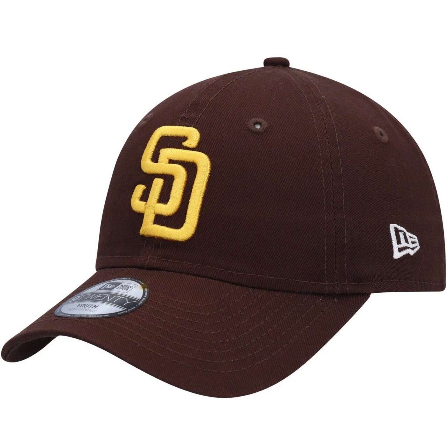 San Diego Padres Caps * | Youth San Diego Padres New Era Brown Core Classic 9Twenty Adjustable Hat