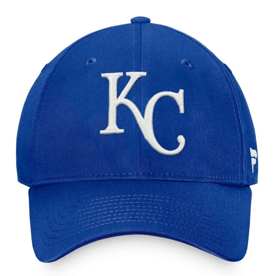 Kansas City Royals Caps * | Men'S Kansas City Royals Fanatics Branded Royal Core Adjustable Hat