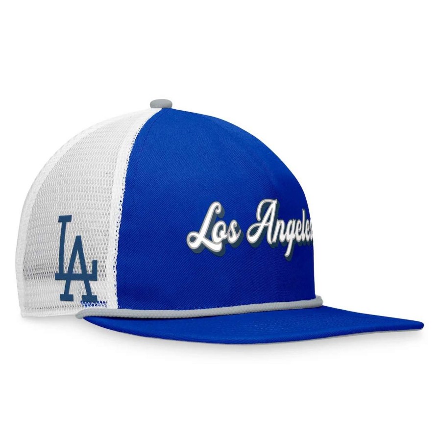 Los Angeles Dodgers Caps * | Men'S Los Angeles Dodgers Fanatics Branded Royal Heritage Golfer Snapback Hat