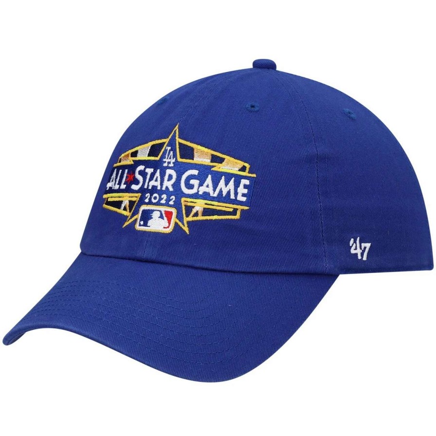 Los Angeles Dodgers Caps * | Men'S Los Angeles Dodgers '47 Royal 2022 Mlb All-Star Game Clean Up Adjustable Hat