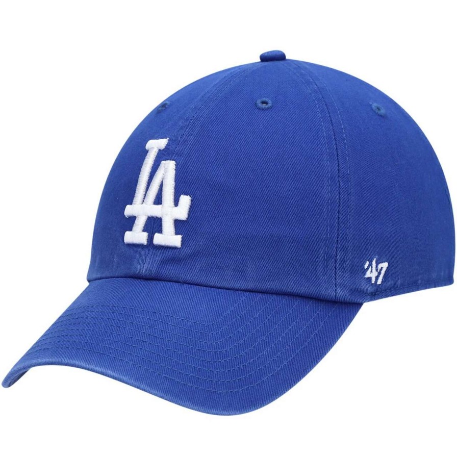 Los Angeles Dodgers Caps * | Men'S Los Angeles Dodgers '47 Royal Clean Up Adjustable Hat