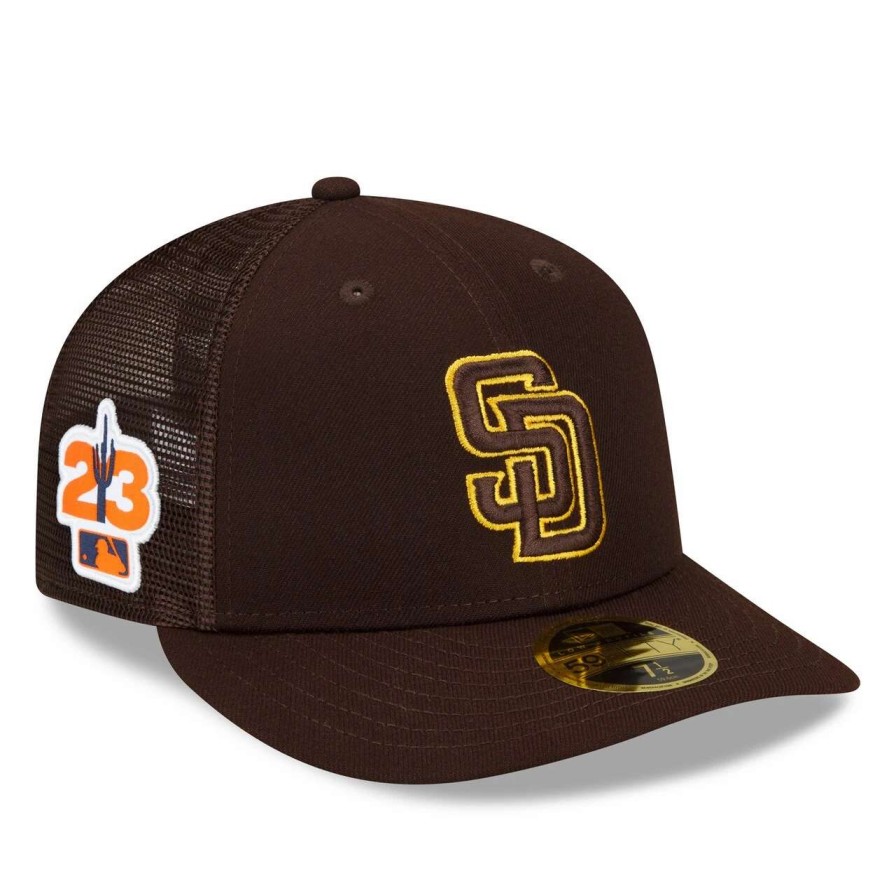 San Diego Padres Caps * | Men'S San Diego Padres New Era Brown 2023 Spring Training Low Profile 59Fifty Fitted Hat