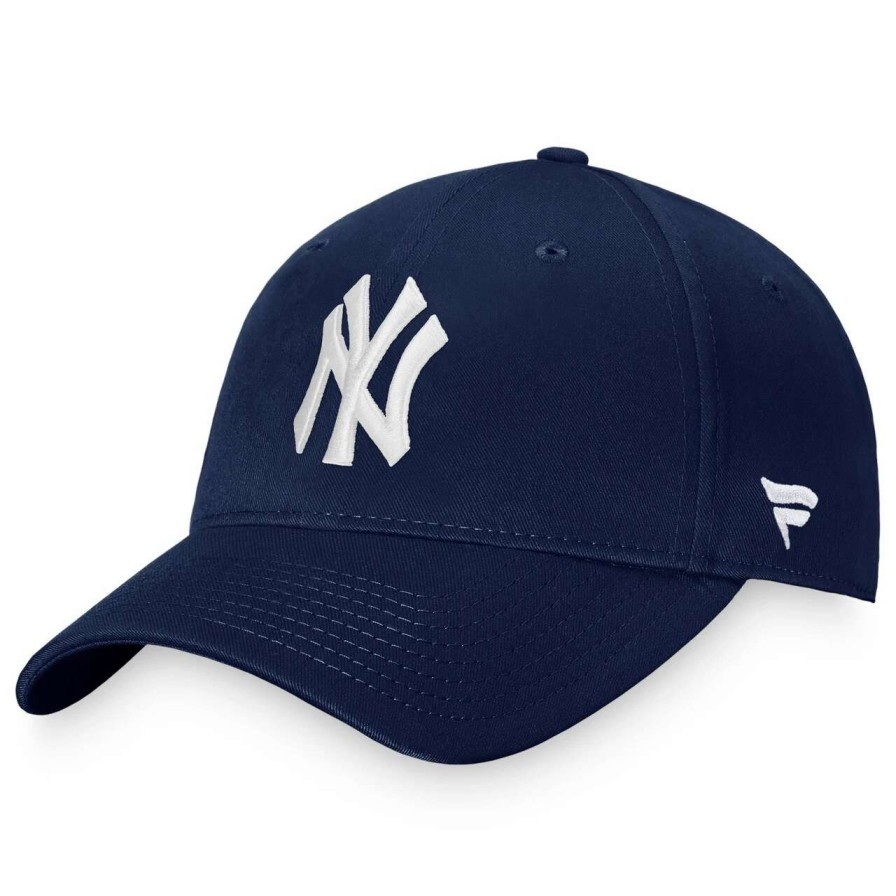 New York Yankees Caps * | Men'S New York Yankees Fanatics Branded Navy Cooperstown Collection Core Adjustable Hat