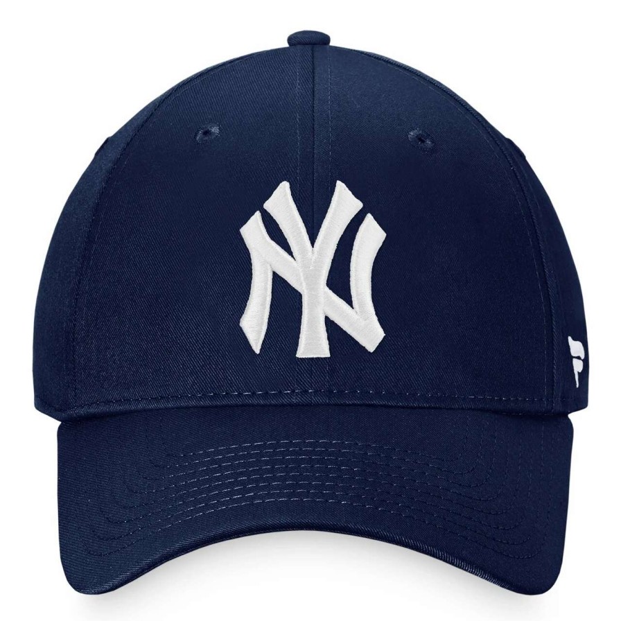 New York Yankees Caps * | Men'S New York Yankees Fanatics Branded Navy Cooperstown Collection Core Adjustable Hat