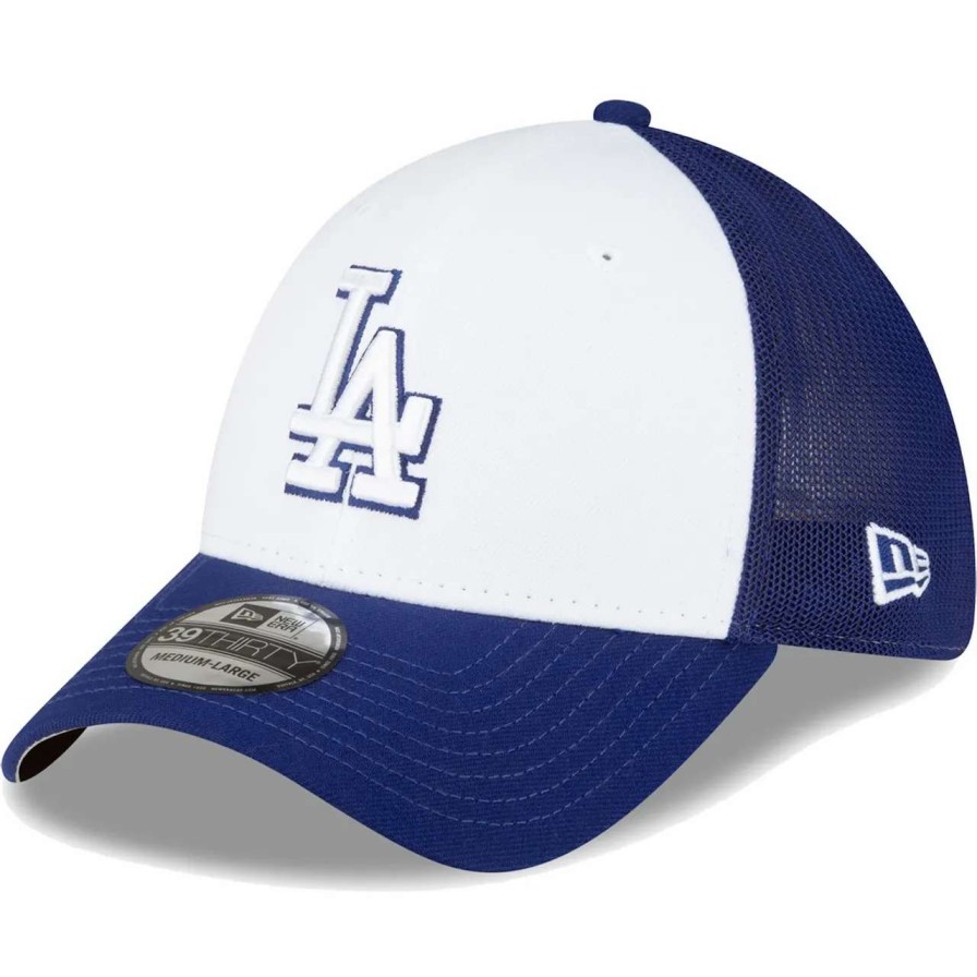 Los Angeles Dodgers Caps * | Men'S Los Angeles Dodgers New Era Royal/White 2023 On-Field Batting Practice 39Thirty Flex Hat