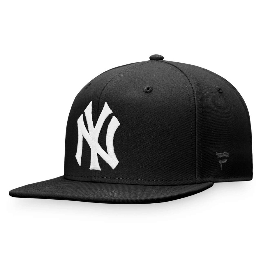 New York Yankees Caps * | Men'S New York Yankees Fanatics Branded Black Snapback Hat