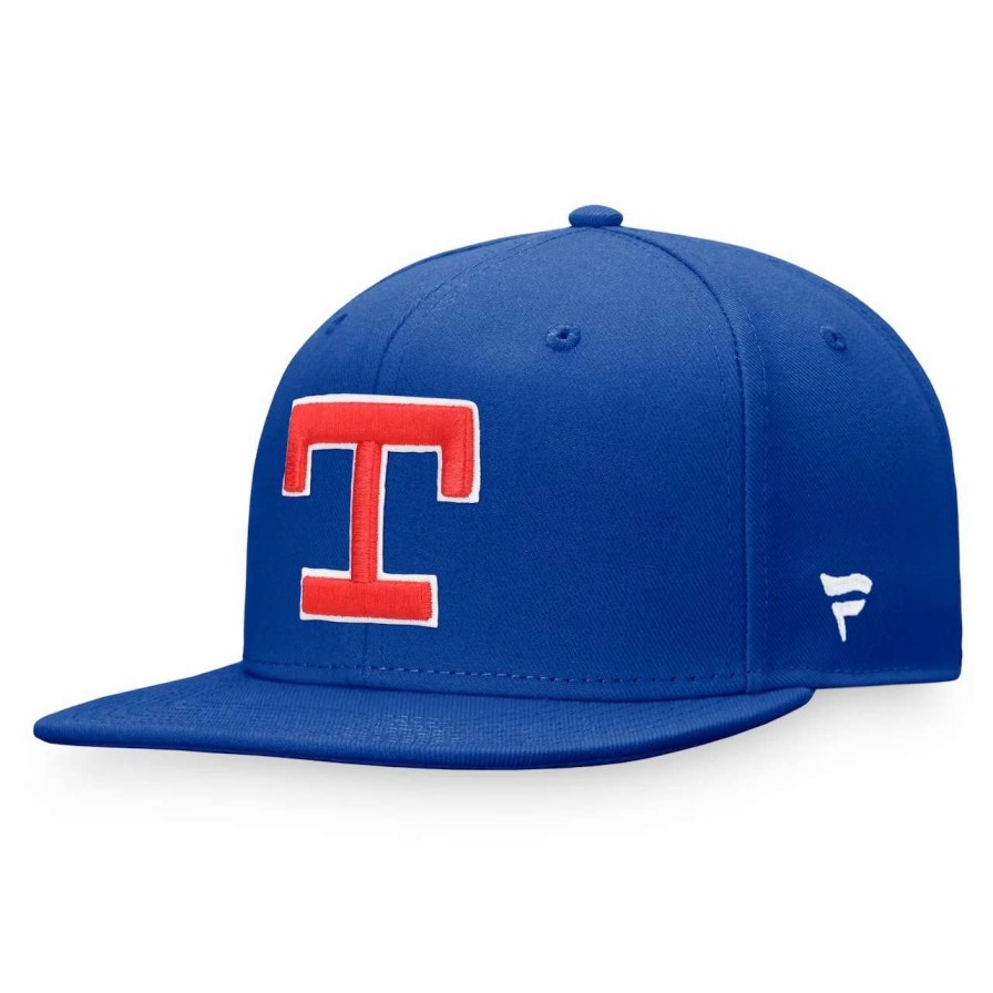 Texas Rangers Caps * | Men'S Texas Rangers Fanatics Branded Royal Cooperstown Collection Core Snapback Hat