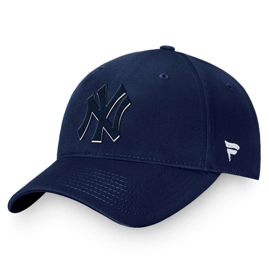 New York Yankees Caps * | Men'S New York Yankees Fanatics Branded Navy Fundamental Shadow Snapback Hat